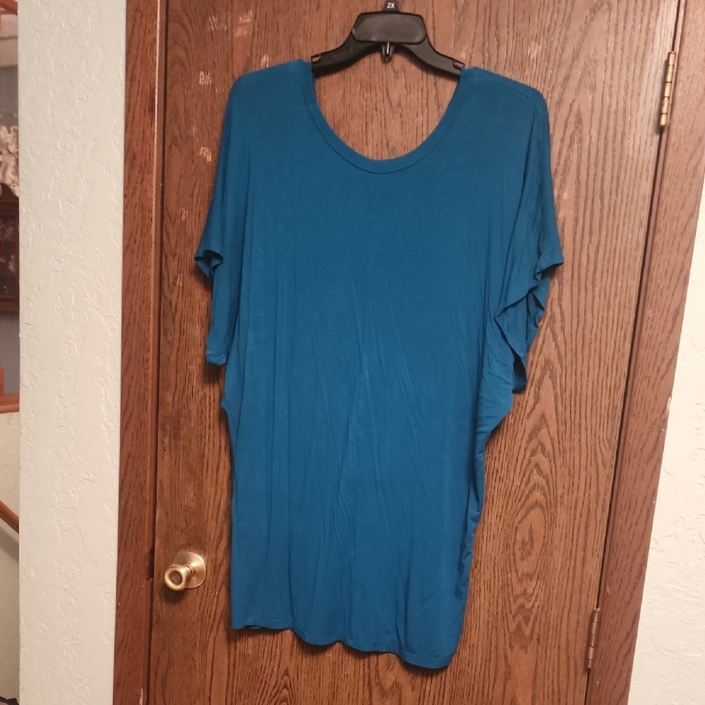 Blue Relaxed Short Sleeve Tee - Picture 3 of 4